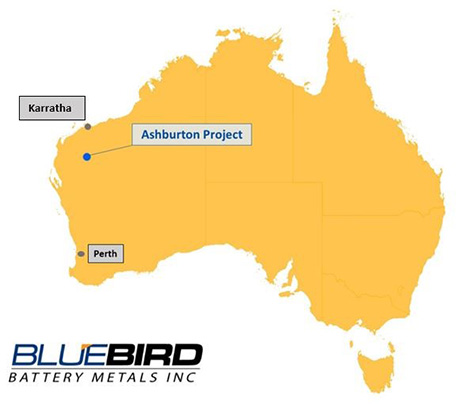 Ashburton Project Location Map